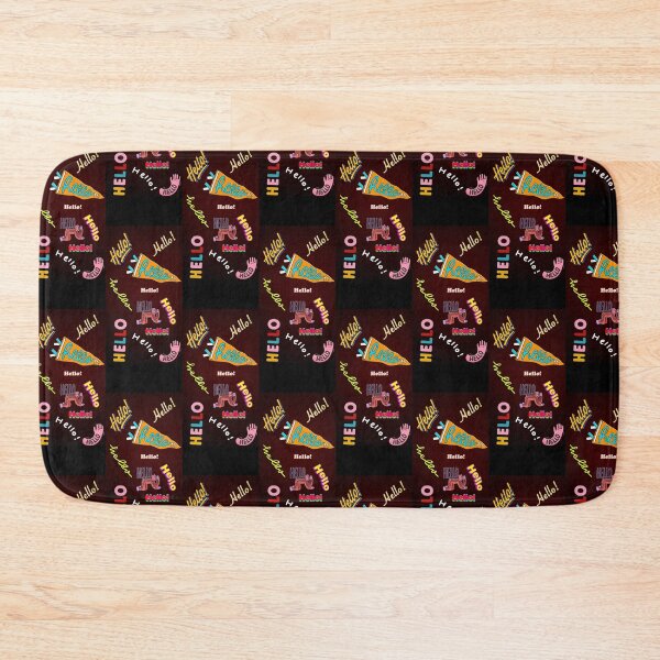 Item preview, The "Hello" Collage — Vibrant Greetings and Retro Energy designed and sold by *Wade Center.
