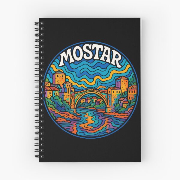 Item preview, Mostar Bosnia And Herzegovina Trippy  designed and sold by TomFrontierArt.