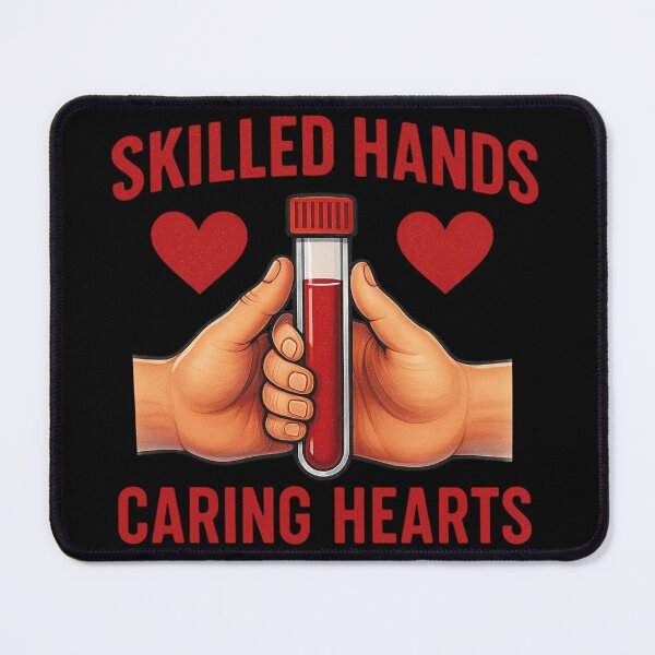Item preview, Skilled Hands Caring Hearts Phlebotomy Appreciation Gift designed and sold by Virelo.