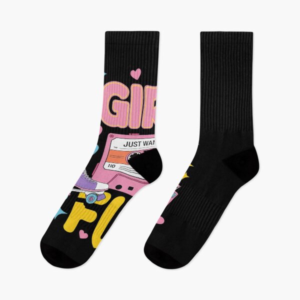Item preview, Girls Just Wanna Have Fun 80s Birthday Girl  80's Women designed and sold by DigitaldeligArt.