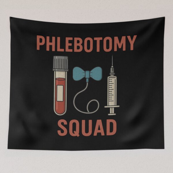 Item preview, Phlebotomy Squad Proud Vein Team Medical Humor Gift designed and sold by Virelo.