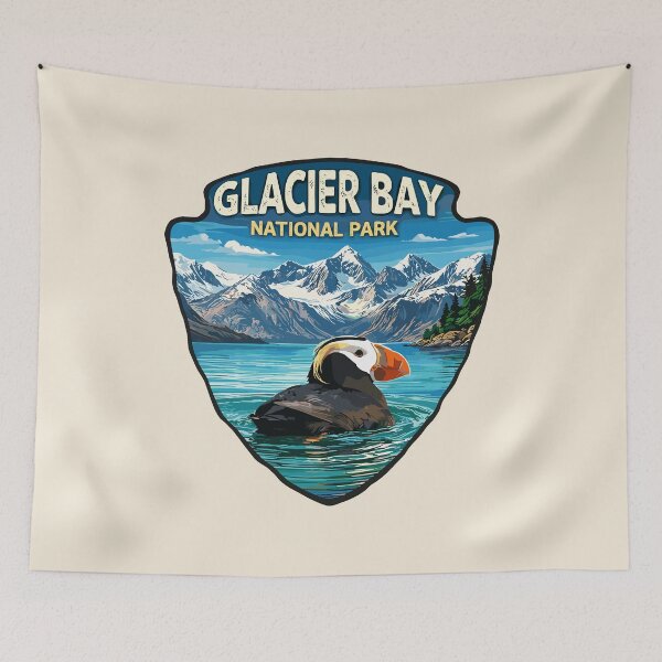 Item preview, Glacier Bay National Park Alaska Sticker designed and sold by Gideon Emmerich.