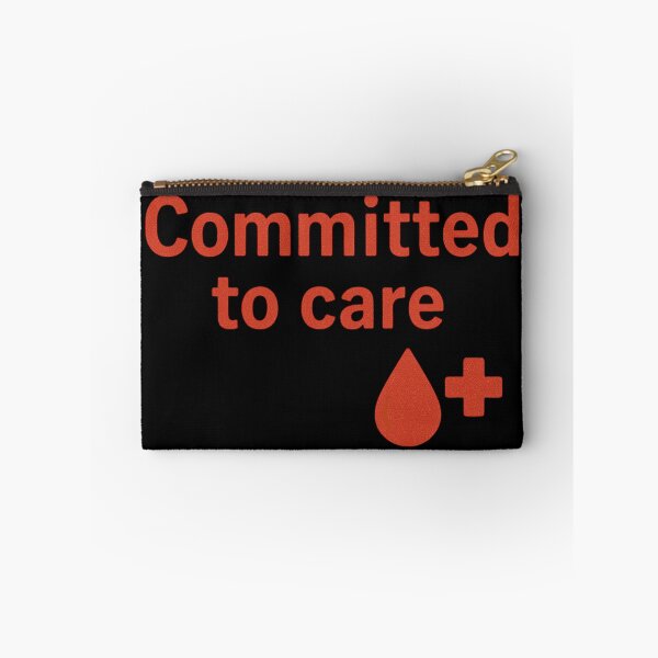 Item preview, Committed to Care Blood Drop Healthcare Support Art designed and sold by Virelo.