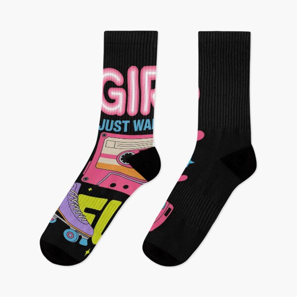 Item preview, Girls Just Wanna Have Fun 80s Birthday Girl 80's Women7 designed and sold by DigitaldeligArt.
