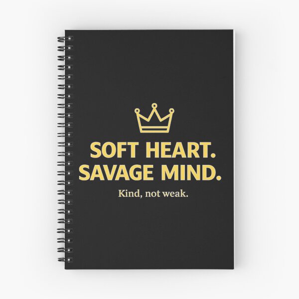 Item preview, Soft Heart Savage Mind Shirt – Strong Woman Empowerment Quote designed and sold by AdicretorDesign.
