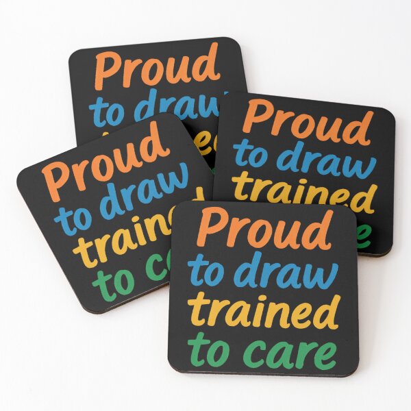 Item preview, Proud To Draw Trained To Care designed and sold by Virelo.