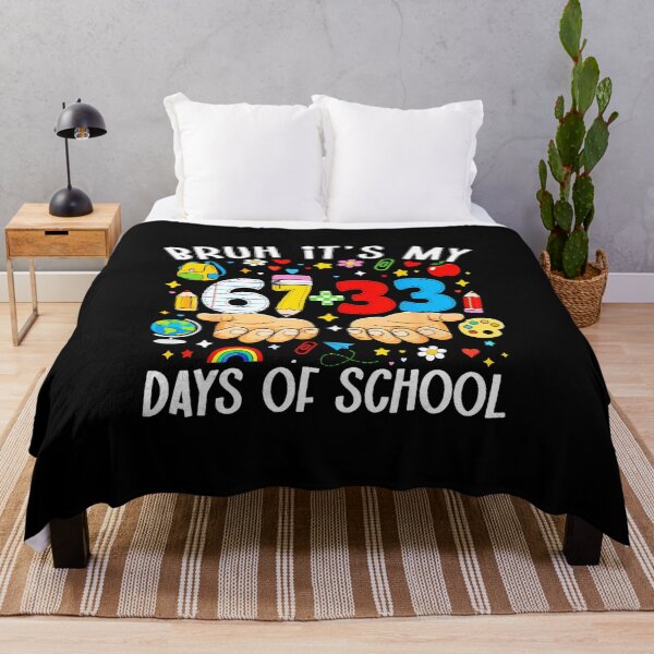 Item preview, BRUH IT’S MY 67+33 DAYS OF SCHOOL Funny 100th Day School Design designed and sold by gladysenglish.