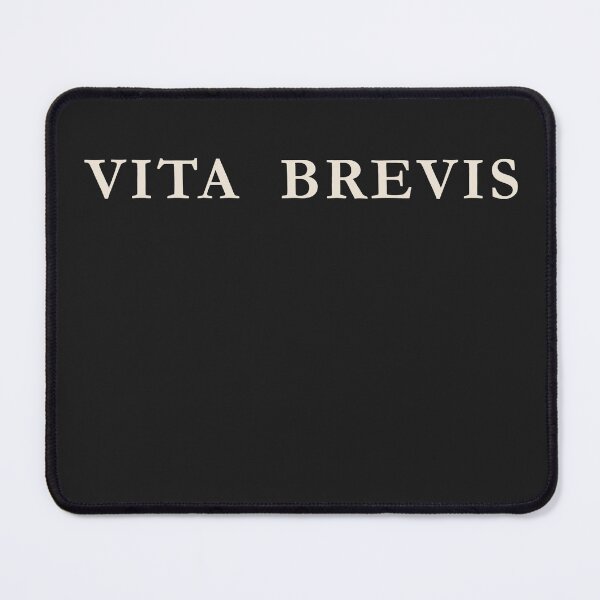 Item preview, Vita Brevis Latin Dark Academia Minimal Text designed and sold by semenol.