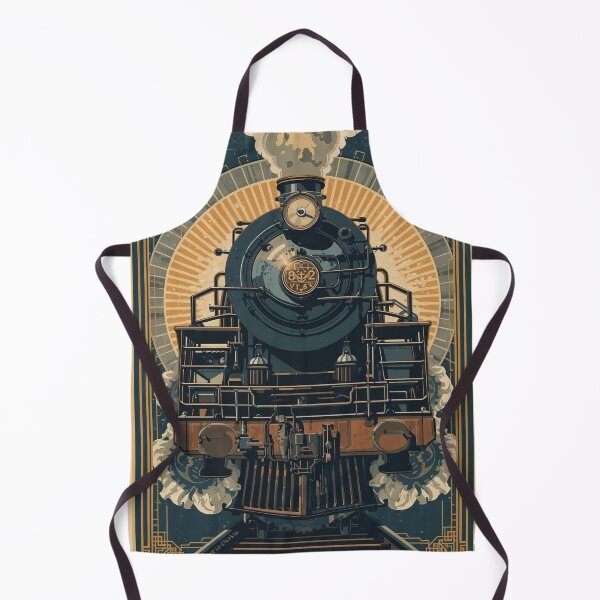 Item preview, Locomotive No 2 'The Duke' - Vintage Art Deco Style Steam Locomotive designed and sold by ArtbyClarkie.