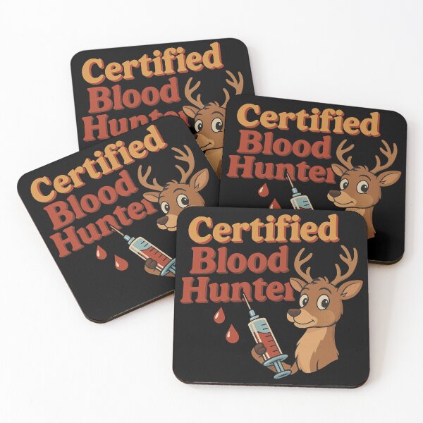 Item preview, Certified Blood Hunter Deer Phlebotomist Humor Design designed and sold by Virelo.