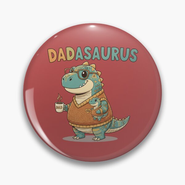 Item preview, Dadasaurus Coffee Lover - Dino Dad Design designed and sold by InkWeaveShop.