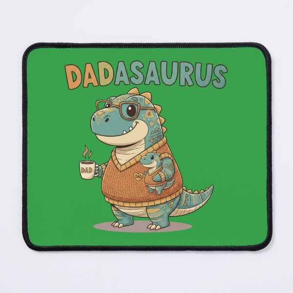 Item preview, Dadasaurus Coffee Lover - Dino Dad Design designed and sold by InkWeaveShop.
