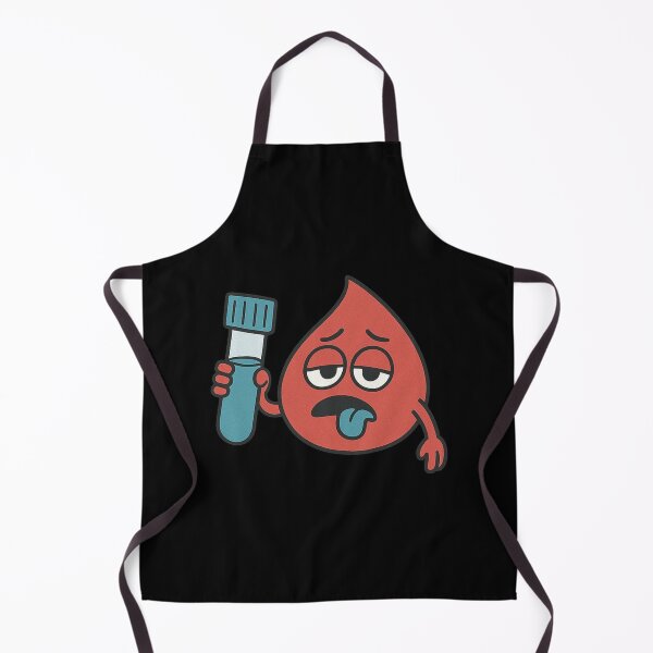 Item preview, Tired Blood Drop Humor for Hardworking Phlebotomy Technicians designed and sold by Virelo.