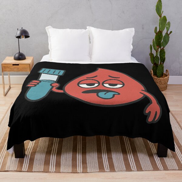 Item preview, Tired Blood Drop Humor for Hardworking Phlebotomy Technicians designed and sold by Virelo.
