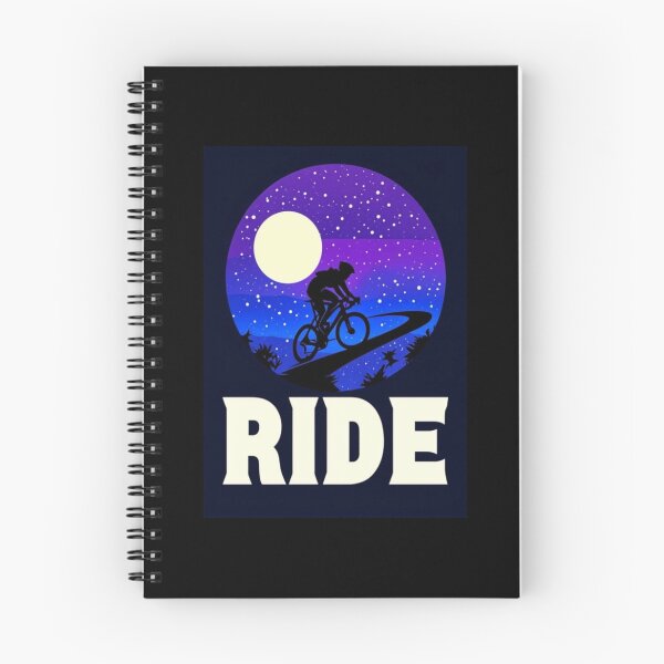 Item preview, Night Ride Under Moonlight – Dreamy Cyclist Silhouette on Starry Path for Adventure Lovers designed and sold by Bright Nest Studio.