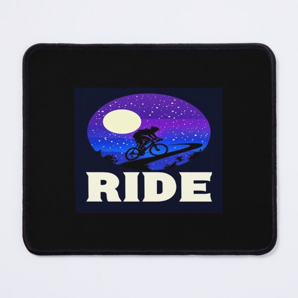 Item preview, Night Ride Under Moonlight – Dreamy Cyclist Silhouette on Starry Path for Adventure Lovers designed and sold by Bright Nest Studio.