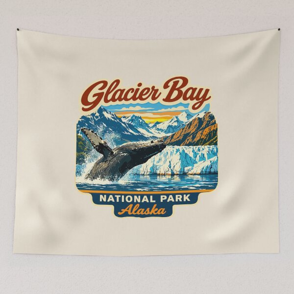 Item preview, Glacier Bay National Park Alaska Sticker designed and sold by Gideon Emmerich.