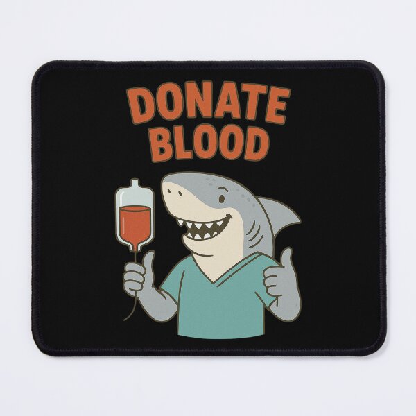 Item preview, Shark Nurse Encourages Everyone To Proudly Donate Blood designed and sold by Virelo.