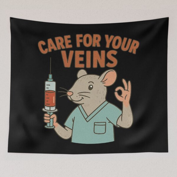Item preview, Caring Mouse Phlebotomist Keeping Every Vein Happy Today designed and sold by Virelo.