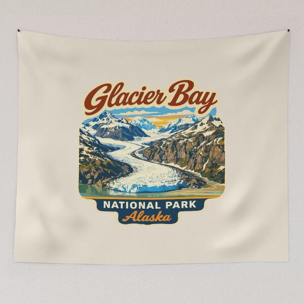 Item preview, Glacier Bay National Park Alaska Sticker designed and sold by Gideon Emmerich.