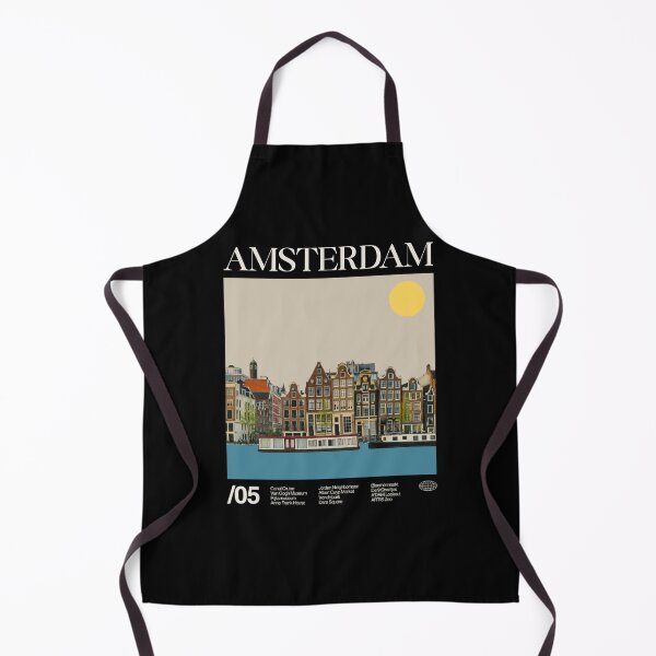 Item preview, Amsterdam Minimalist Aesthetic Dark Colour designed and sold by moyjoystudio.