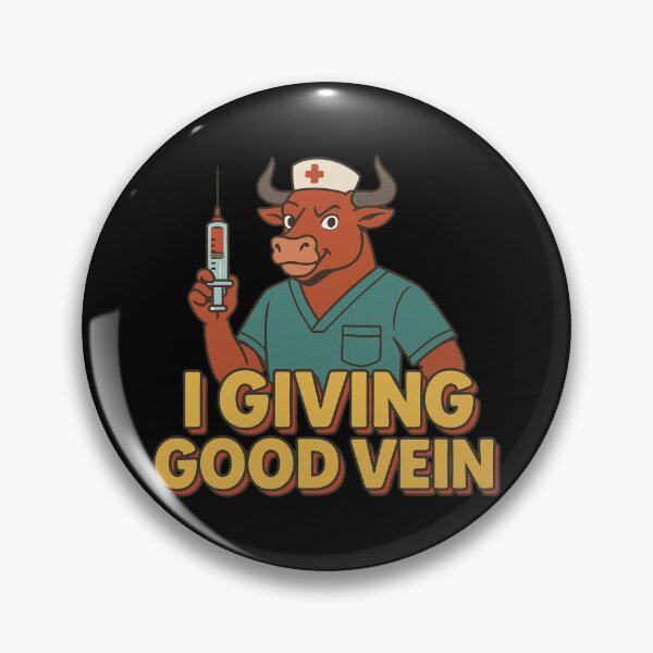 Item preview, Strong Bull Nurse Delivers Perfect Vein Shots Daily designed and sold by Virelo.
