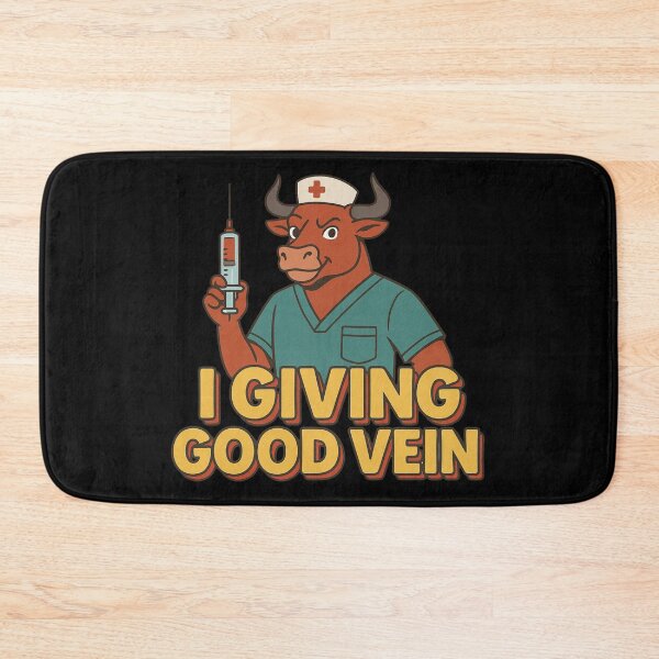 Item preview, Strong Bull Nurse Delivers Perfect Vein Shots Daily designed and sold by Virelo.