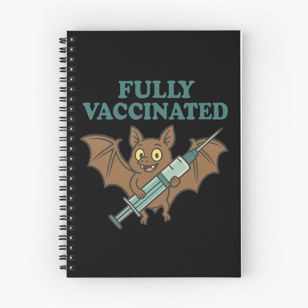 Item preview, Cute Bat Proudly Showing Off Its Vaccination Syringe designed and sold by Virelo.
