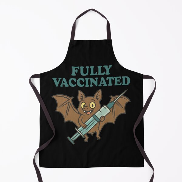 Item preview, Cute Bat Proudly Showing Off Its Vaccination Syringe designed and sold by Virelo.