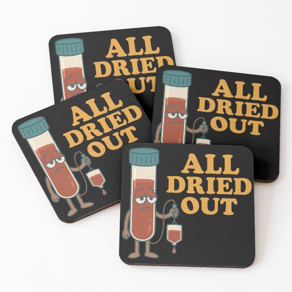 Item preview, Exhausted Blood Tube Humor Design For Medical Workers designed and sold by Virelo.