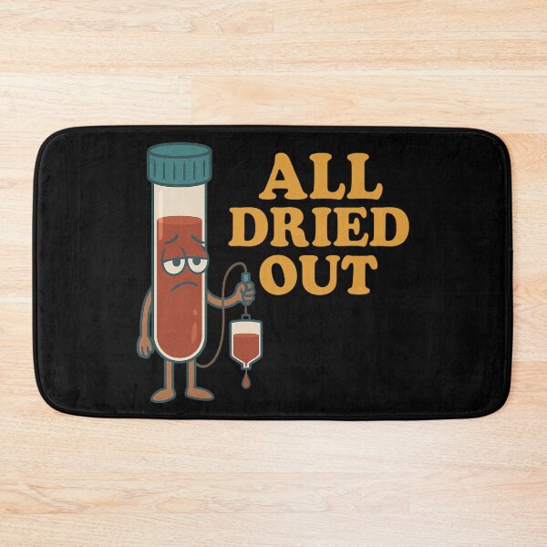 Item preview, Exhausted Blood Tube Humor Design For Medical Workers designed and sold by Virelo.