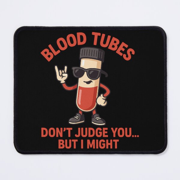 Item preview, Blood Tubes Don't Judge But I Might designed and sold by Virelo.