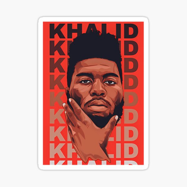 American Singer Khalid Sticker