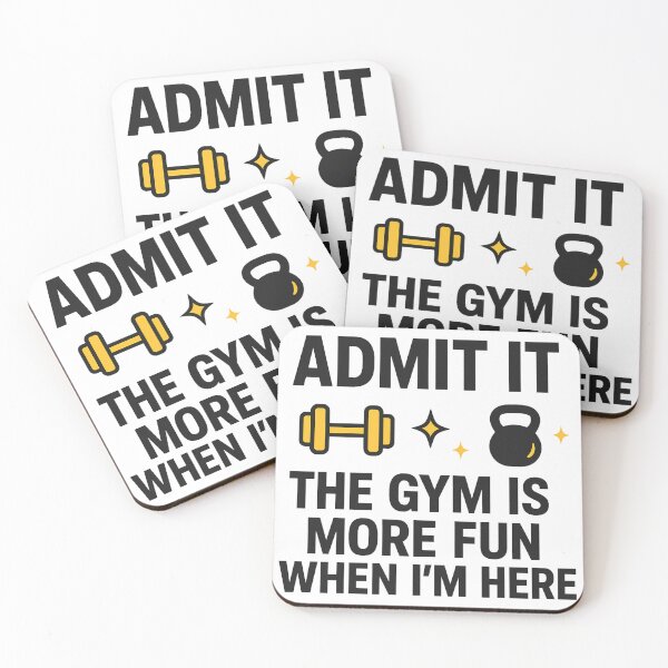 Item preview, Funny Gym - Admit It The Gym Is More Fun When IM Here designed and sold by ZBIFBOUETLA.