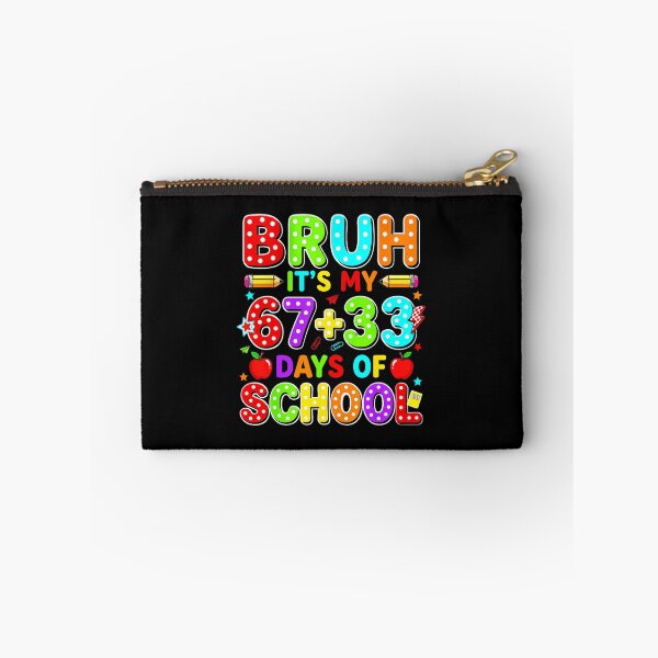 Item preview, BRUH IT’S MY 67+33 DAYS OF SCHOOL Funny designed and sold by gladysenglish.