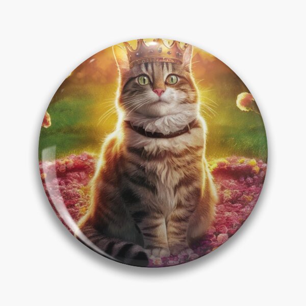 Item preview, Your King – Cat in a Heart designed and sold by Vivid Art Zone.