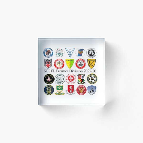 Artikelvorschau, SCEFL Premier Division Abzeichen 25/26 entworfen und verkauft von PointsPerGame.