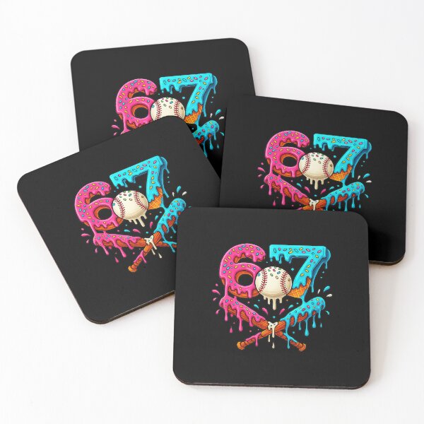 Item preview, 67 Ice Cream Drip Baseball Meme Color Splash Style designed and sold by miaa-artistshop.