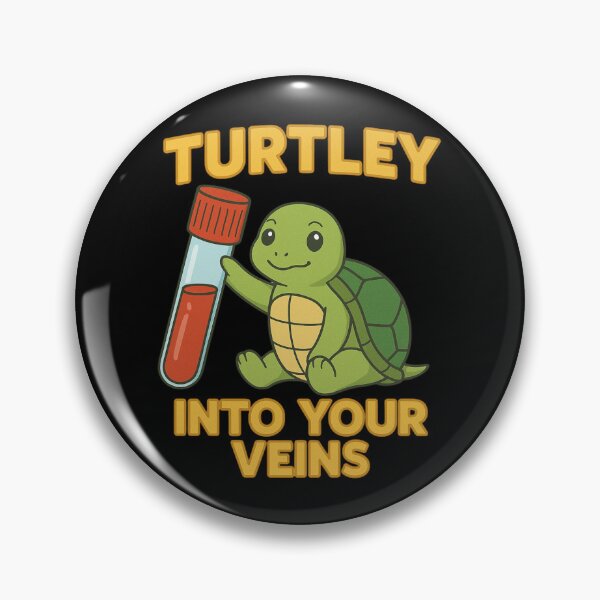 Item preview, Cute Turtle Phlebotomy Humor Gift for Vein Lovers designed and sold by Virelo.