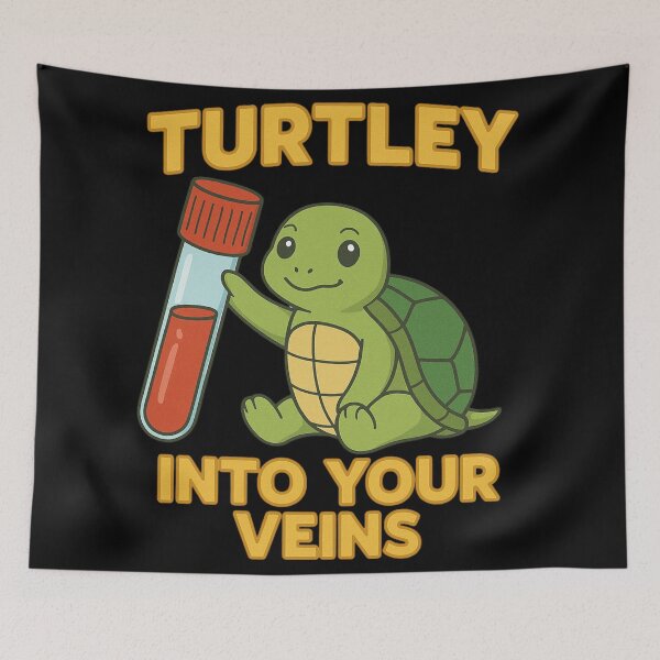 Item preview, Cute Turtle Phlebotomy Humor Gift for Vein Lovers designed and sold by Virelo.