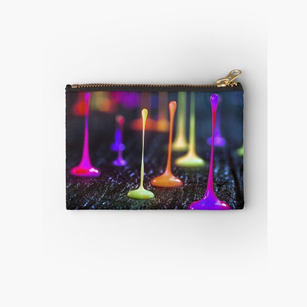 Item preview, Neon Paint Drips on Dark Surface designed and sold by Swedeprep.