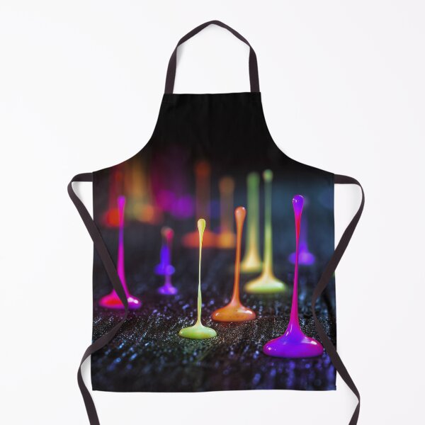 Item preview, Neon Paint Drips on Dark Surface designed and sold by Swedeprep.