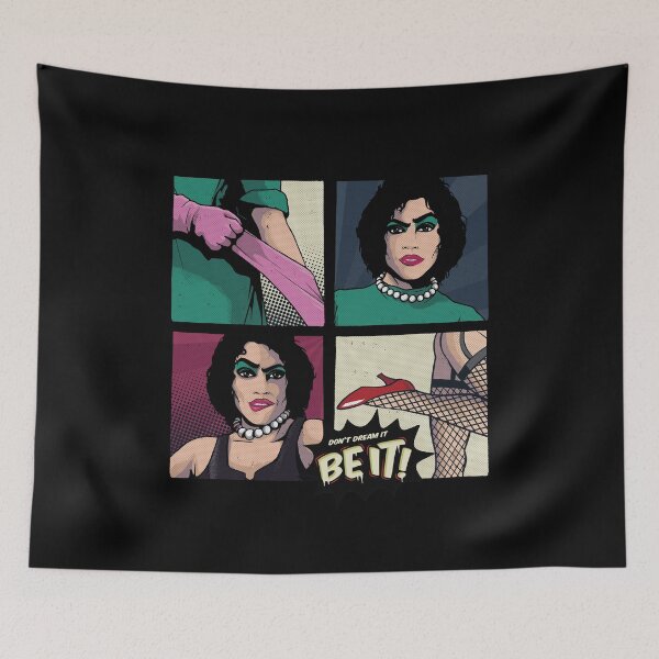 Item preview, Rocky Horror Show Frank N Furter Don't Dream Be It Pop Art designed and sold by All-And-Every.