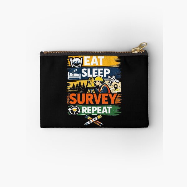 Item preview, Eat Sleep Survey Repeat Funny Land Surveyor designed and sold by Virelo.