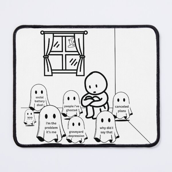 Item preview, Lives in My Head Rent Free designed and sold by CounselorsRUs.
