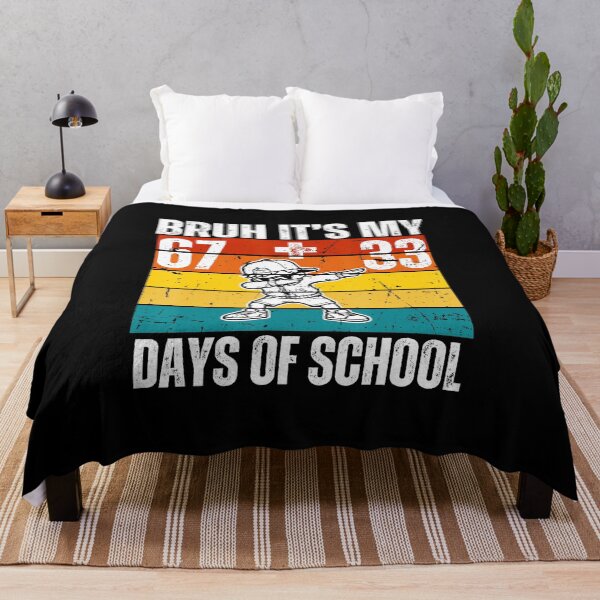 Item preview, BRUH IT’S MY 67+33 DAYS OF SCHOOL Funny 100th Day Meme Kids Design designed and sold by gladysenglish.