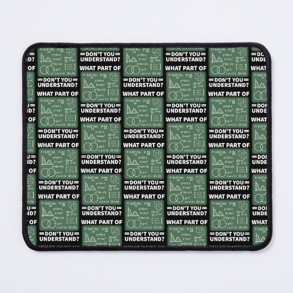 Item preview, What Part of This Don’t You Understand - Funny Complicated Maths Questions designed and sold by Shape Snip Studio.