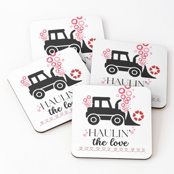 Item preview, Haulin’ the Love Tractor Design Tshirt for Valentines Day designed and sold by Design Mug.