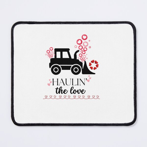 Item preview, Haulin’ the Love Tractor Design Tshirt for Valentines Day designed and sold by Design Mug.
