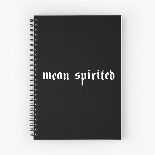 Item preview, mean spirited designed and sold by Nerd Panda.